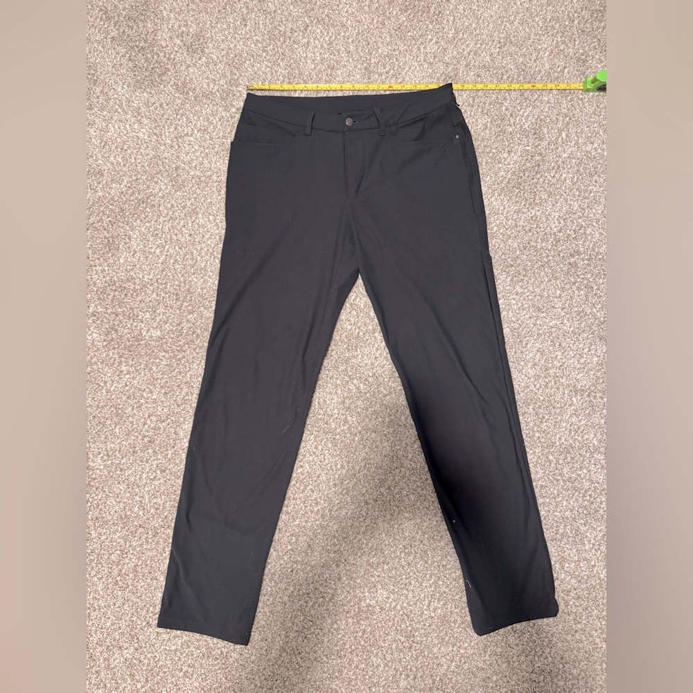 Lululemon Pants Mens 33x33 Dark Grey ABC Classic Fit Performance Stretch